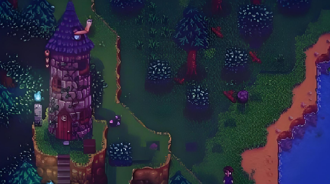 星露谷物语法师塔地下室怎么进入